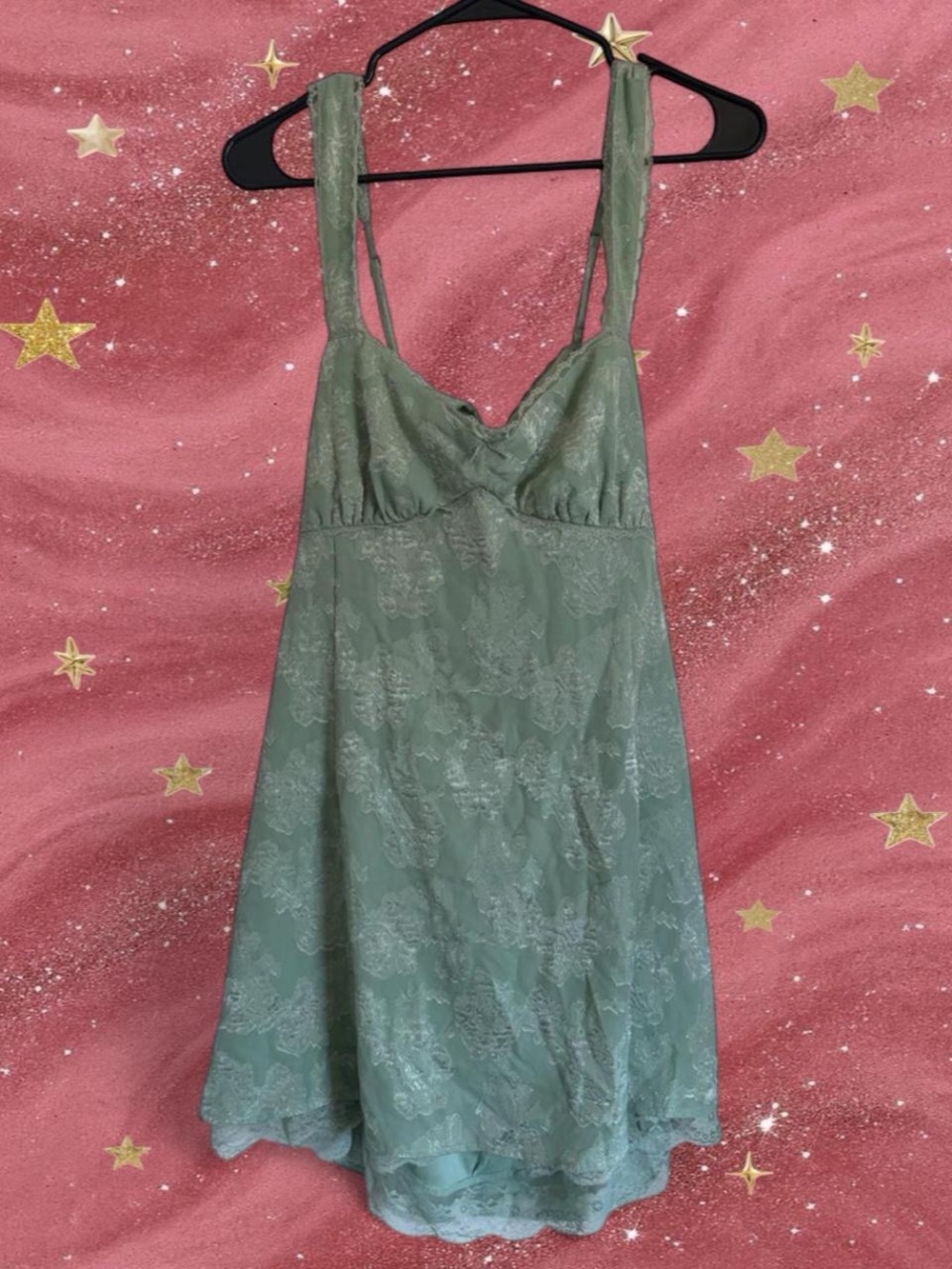 Soft Lace Slip Dress - Sage Green Women’s Intimate